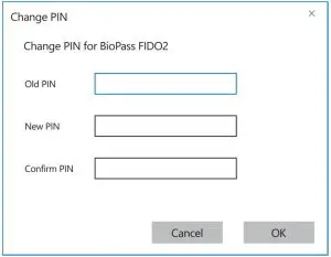 FIG 10 Change PIN