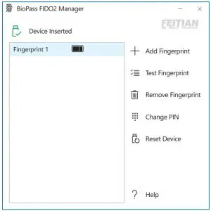 FIG 7 BioPass FIDO2 Manager