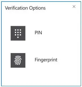 FIG 9 Verification Options