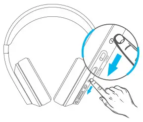 VANKYO Noise Cancelling Headset C751 - Power Off