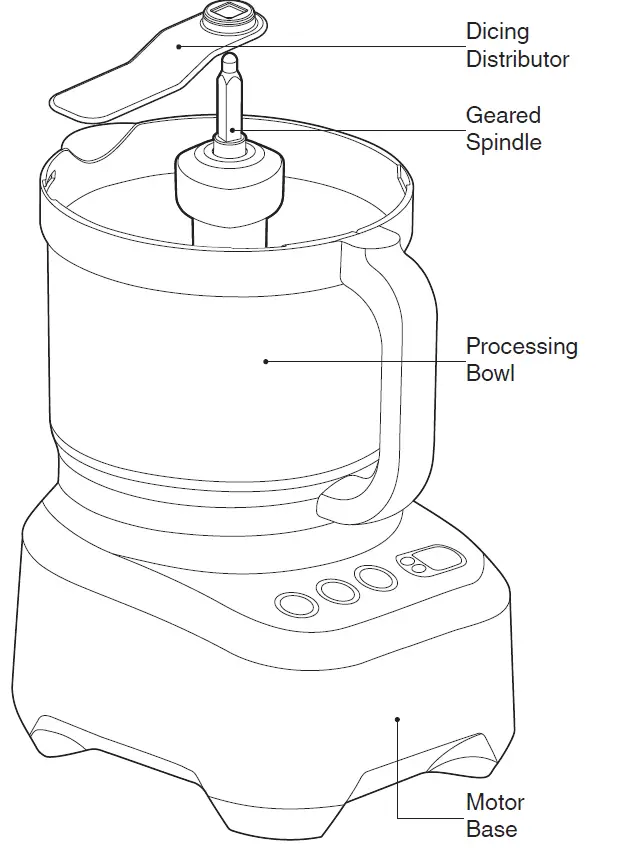 Sage BFP005 the Dicing Kit 8mm & 16mm Assembly 1