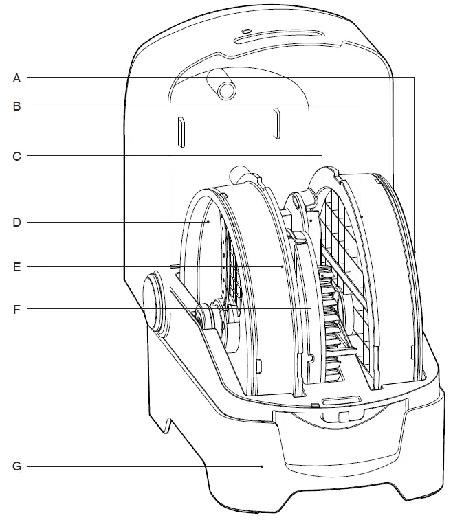 Sage BFP005 the Dicing Kit 8mm & 16mm component
