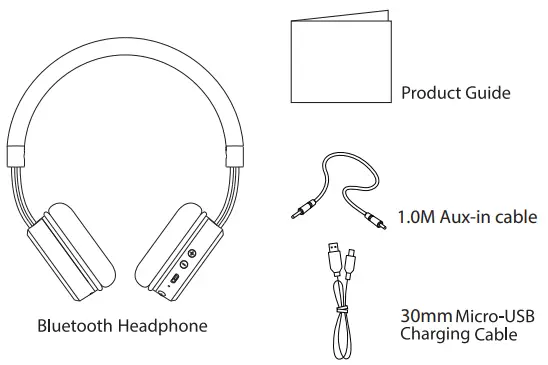 anko 17LY67 Bluetooth headphone - box