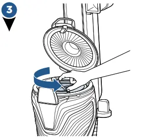 Turbo Pro Lightweight and Powerful Pet Hair Eraser - Replace Post-Motor Filter3