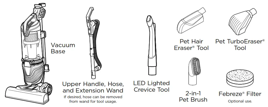 Turbo Pro Lightweight and Powerful Pet Hair Eraser - What’s in the Box