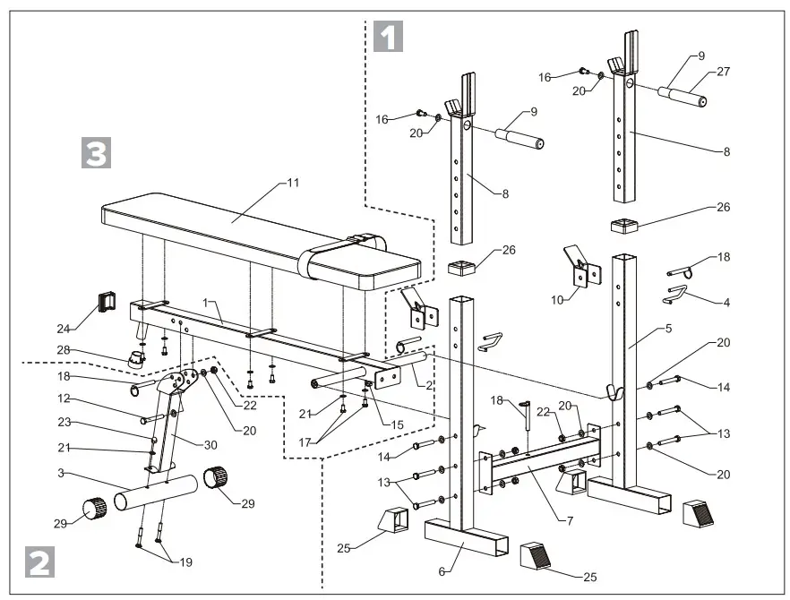 TEAMSPORT Weight Bench - PATS