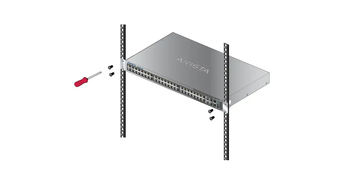 Arista 7050 Series Rack Mounting The Switch Installation Guide Arista 7050 Series Rack Mounting The Switch Installation Guide