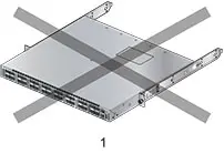ARISTA 7050 Series Rack Mounting the Switch - Four-Post Rack Mount 2