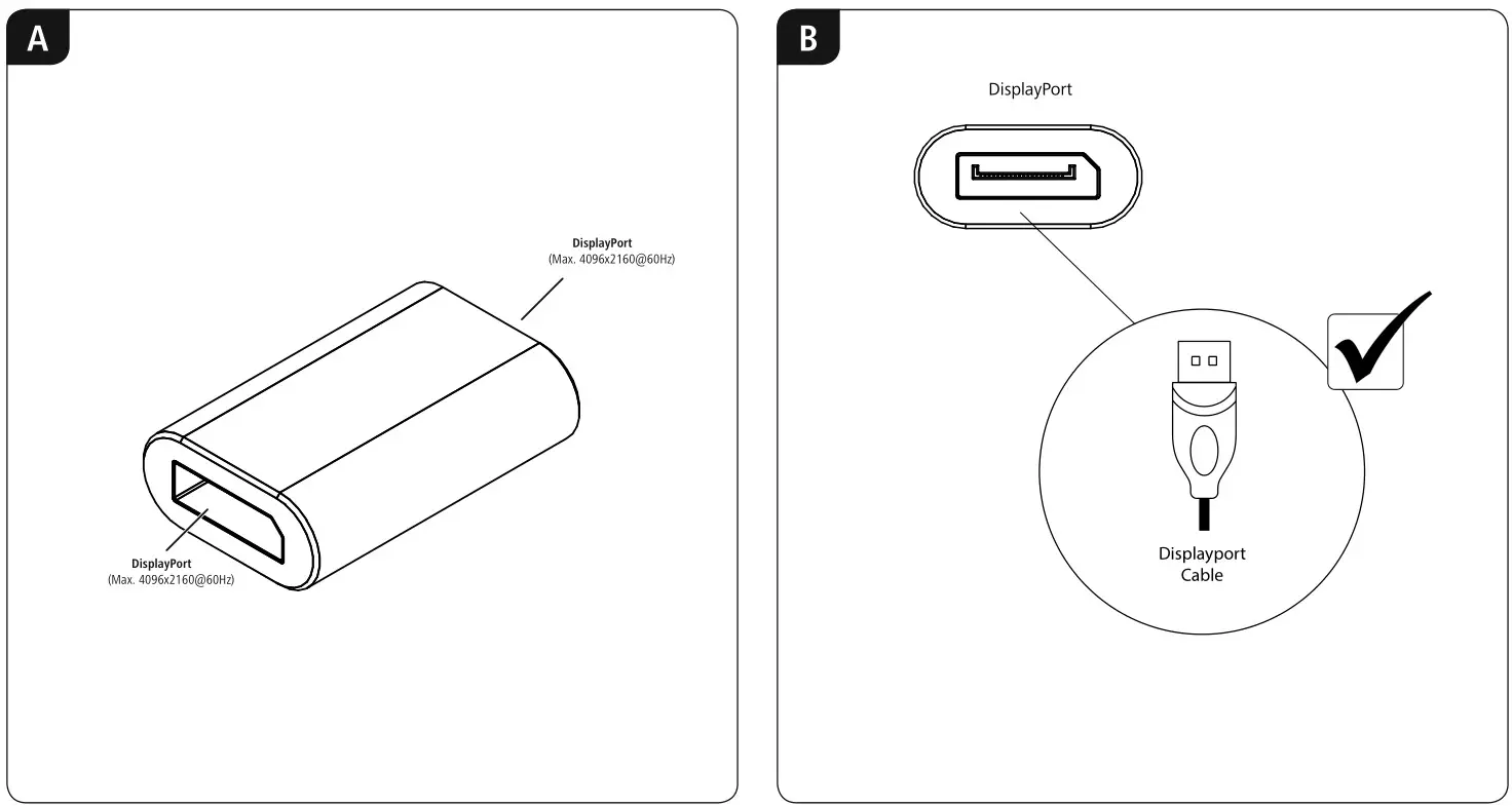 hama DisplayPort Adapter - DisplayPort Adapter
