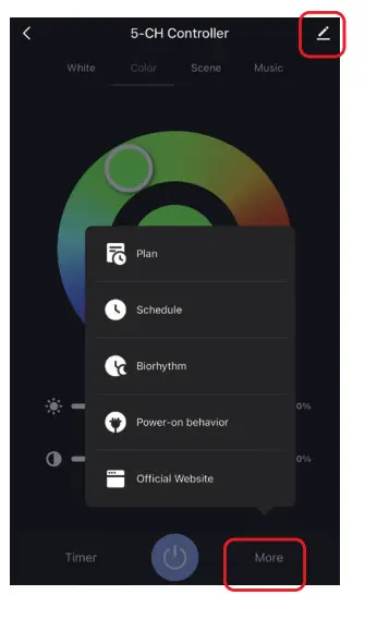 MIBOXER FUT035W LED Controller-Disturb Mode