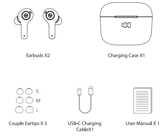 VEATOOl 42826152 E3 True Wireless Earbuds-