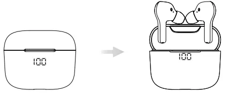 VEATOOl 42826152 E3 True Wireless Earbuds-on