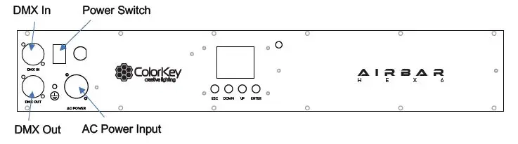 ColorKey CKU-7070 AirBar HEX 6 Battery-Powered Wireless fig2