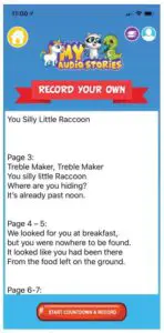 Record yourself reading the book