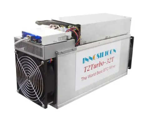INNOSILICON T2T-32T BTC T2 Turbo+ 32T