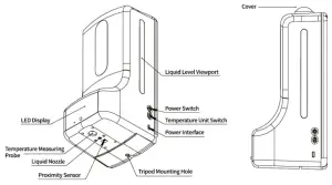 nex K9 Intelligent Sensor Soap Dispenser - APPEARANCE