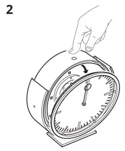 IKEA 404.542.87 BISSING Wall Clock - 2