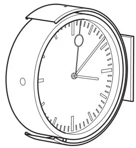 IKEA 404.542.87 BISSING Wall Clock