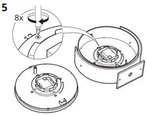 IKEA 404.542.87 BISSING Wall Clock - 5