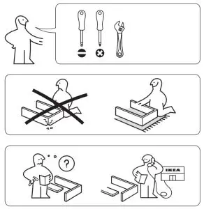 IKEA 404.542.87 BISSING Wall Clock - FIG 1