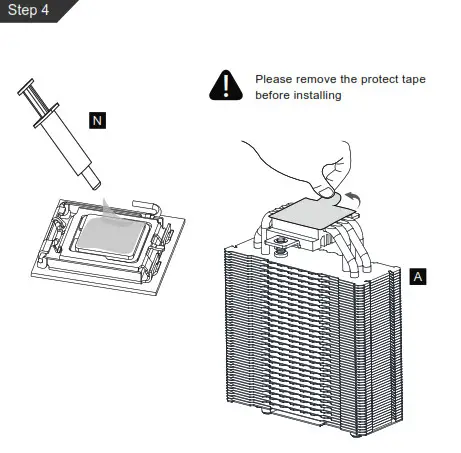 COUGAR FORZA 50 Introduced Entry Level CPU Cooler -Step 4