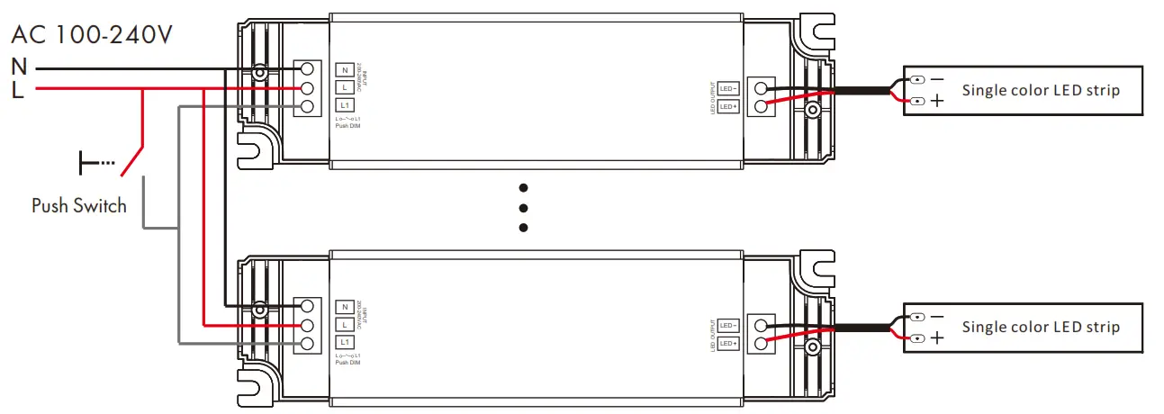 SKYDANCE TE 40 12 Triac Constant Voltage LED Driver - Connect
