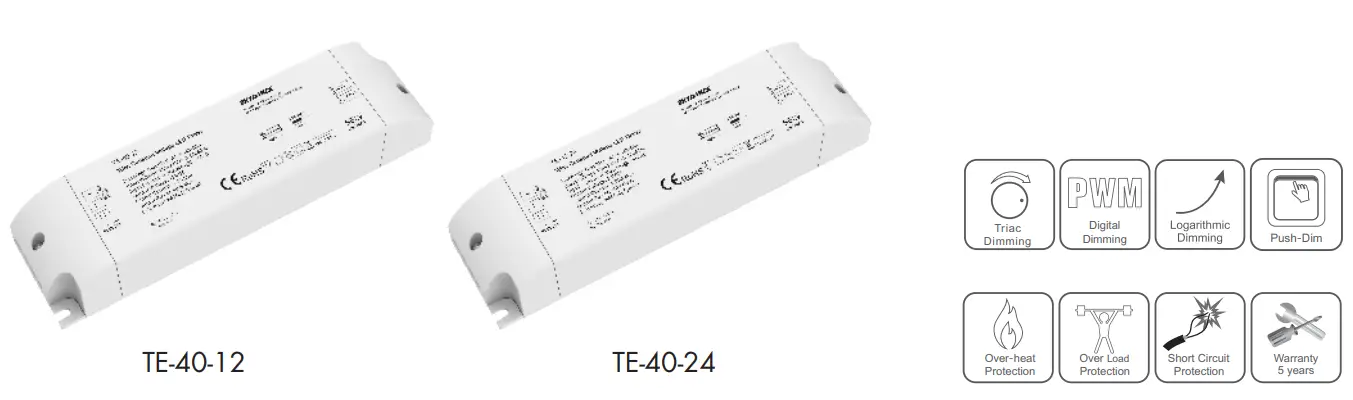 SKYDANCE TE 40 12 Triac Constant Voltage LED Driver