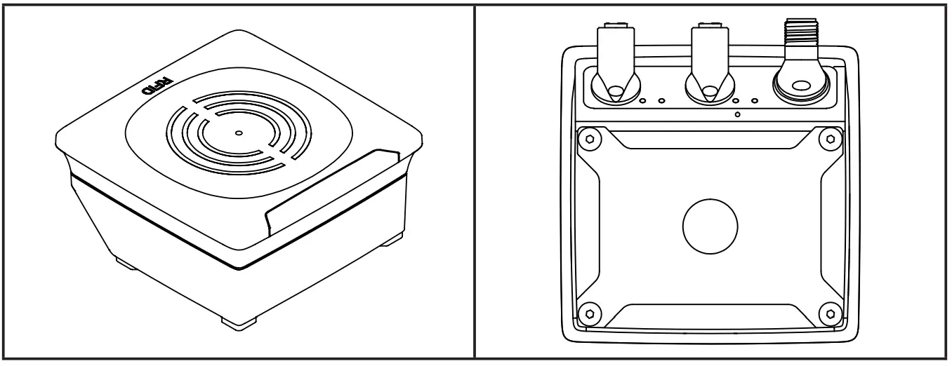 ifm DTE601 RFID Compact Unit - Installation with 1