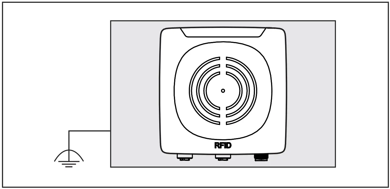 ifm DTE601 RFID Compact Unit - Mounting plate