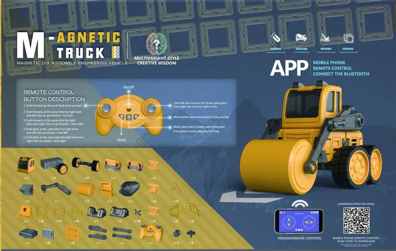 DanBaoLe U501 Magnetic Truck- App