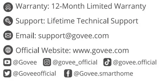 Govee H5185 Smart Meat Thermometer User Manual - Customer Service