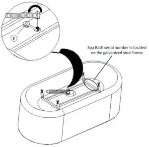 Bath Tubs HNBS OVLFS BLISS Massage Bathtub - Installation 2