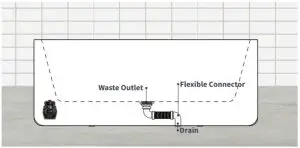 Bath Tubs HNBS OVLFS BLISS Massage Bathtub - Installation 3