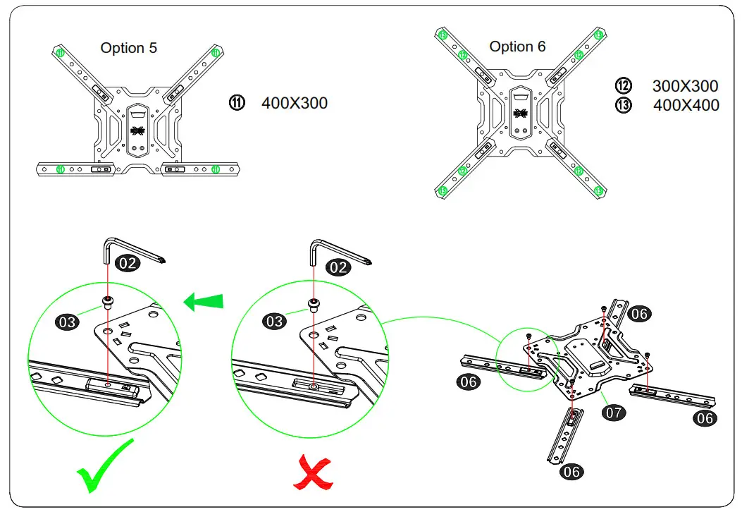 USX-MOUNT XMM006-1 - Choose Configuration 2