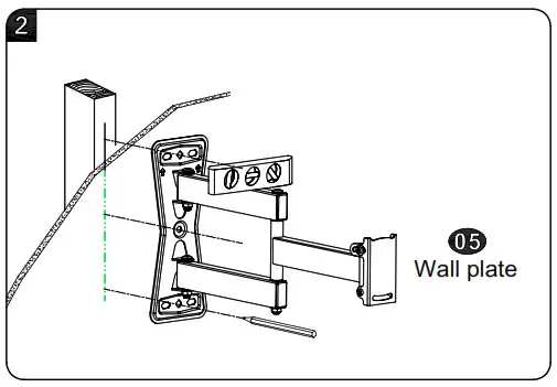 USX-MOUNT XMM006-1 - Wall plate