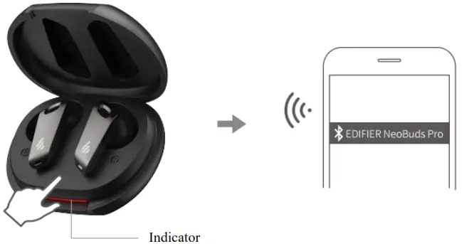 EDIFIER NeoBuds Pro True Wireless Stereo Earbuds with Active Noise Cancellation - Bluetooth connection