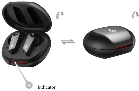 EDIFIER NeoBuds Pro True Wireless Stereo Earbuds with Active Noise Cancellation - power on