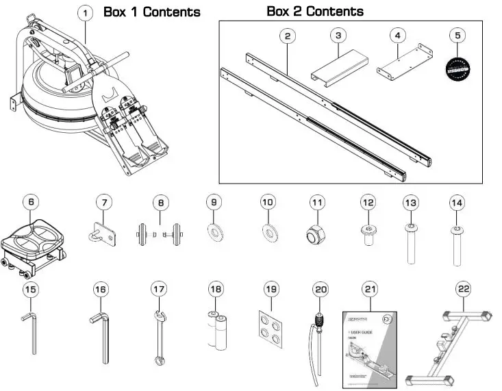 FIRST DEGREE FITNESS NEON Rowing Machine FIG 3