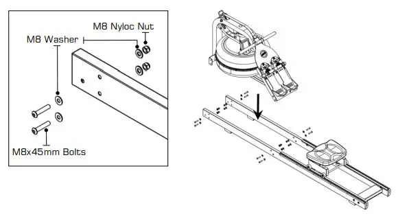 FIRST DEGREE FITNESS NEON Rowing Machine FIG 7
