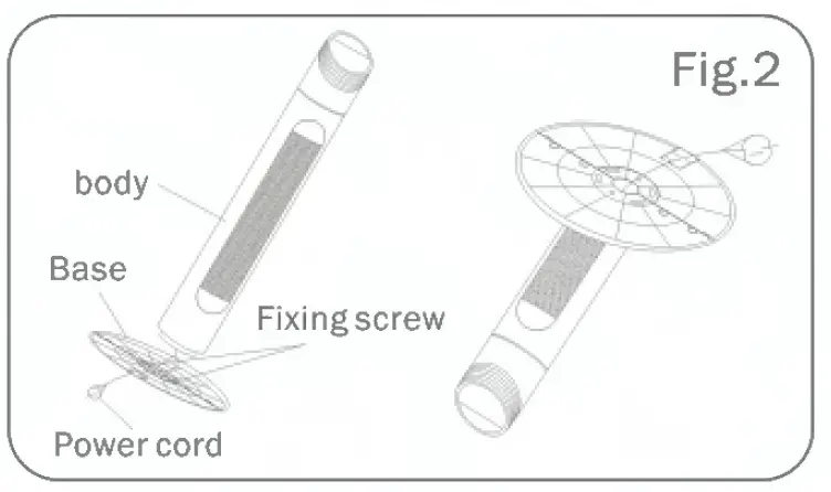 G-Ocean GHTF1502 Fan Heater fig3