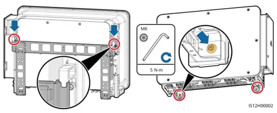Install the solar inverter