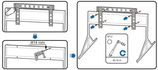 Install the mounting bracket