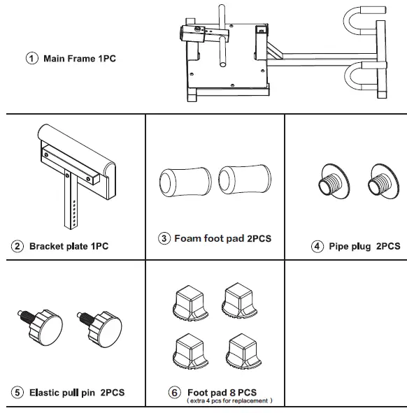 COSTWAY FH10024 Squat Machine fig 2