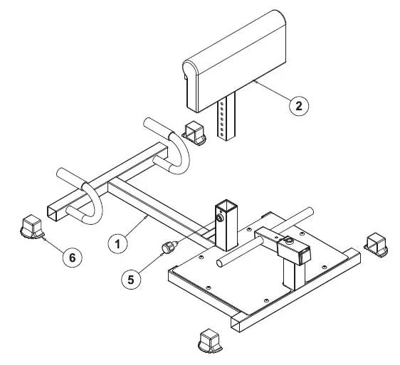 COSTWAY FH10024 Squat Machine fig 3
