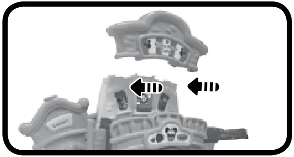 vtech 543900 Go Go Smart Wheels Mickey Mouse Café - Roof