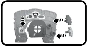 vtech 543900 Go Go Smart Wheels Mickey Mouse Café - sound