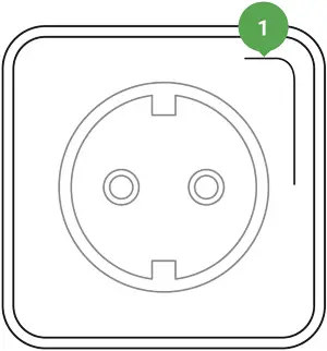 AJAX AJ-WALLSWITCH-B WallSwitch Wireless Power Relay with Energy Monitor - Installation of the Device 2