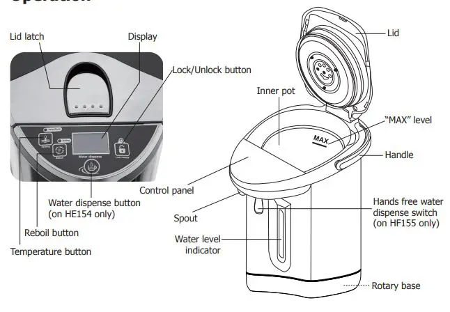 BUFFALO HE154 Electric Airpot FIG 2