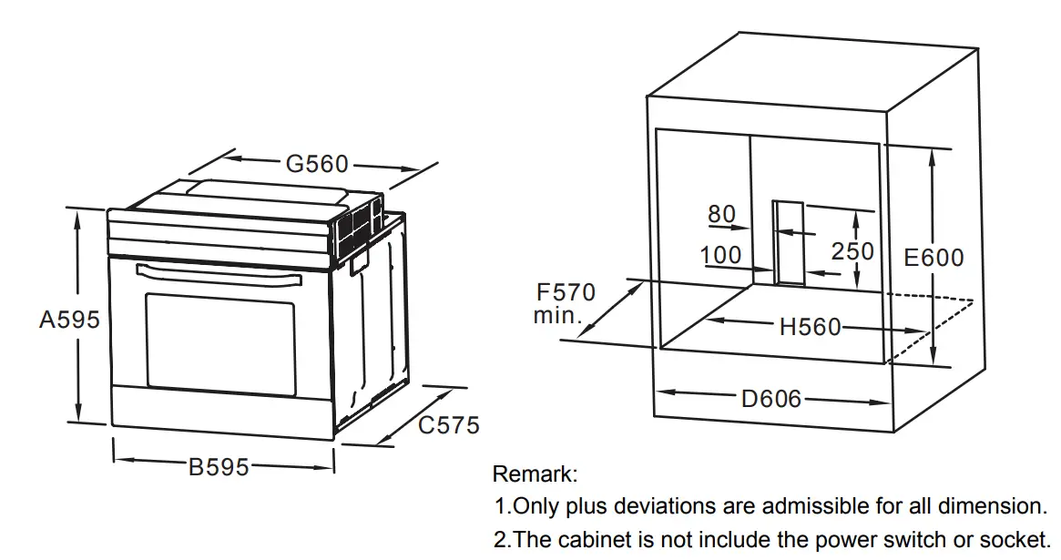 mayer MMDO6M Built-In Electric Oven User Manual - INSTALLATION