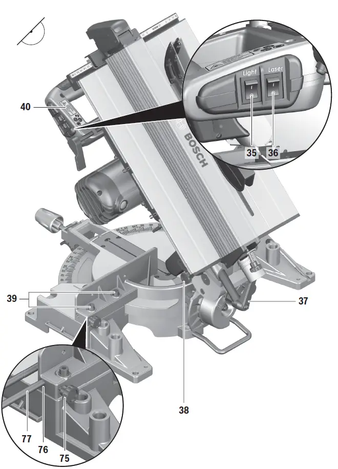 BOSCH GTM 12 JL Professional Combination Saw 03